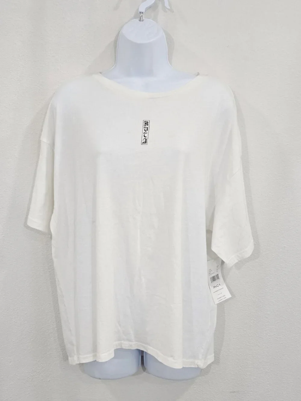 RVCA ✦ Angel Graphic Tee ✦ White Streetwear Art Print Top Casual Style M - Picture 2 of 7